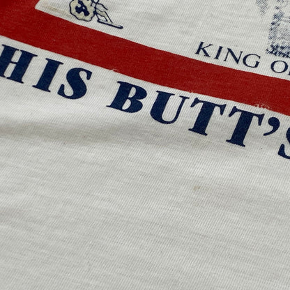 【中古品】【メンズ】 UNION GULF ユニオン ガルフ BUTTWISER TEE パットワイザー Tシャツ 半袖 トップス 145-260922-sa-14-teih サイズ：XL カラー：ホワイト 万代Net店
