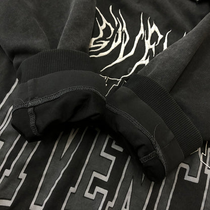 【中古品】【メンズ】 GIVENCHY ジバンシィ BMJ0J73Y8T LAYERED PULLOVER PARKA レイヤード プルオーバー パーカー 長袖 トップス USED加工 141-260925-sa-10-teih サイズ：L カラー：ブラック 万代Net店