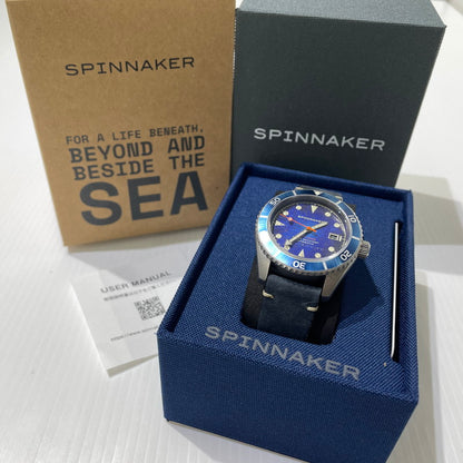 【中古品】【メンズ】 SPINNAKER スピニカー WRECK AUTOMATIC SP-5089-2 レック オートマチック 腕時計 ダイバーズウォッチ 197-260924-yo-01-teih カラー：ブルー 万代Net店