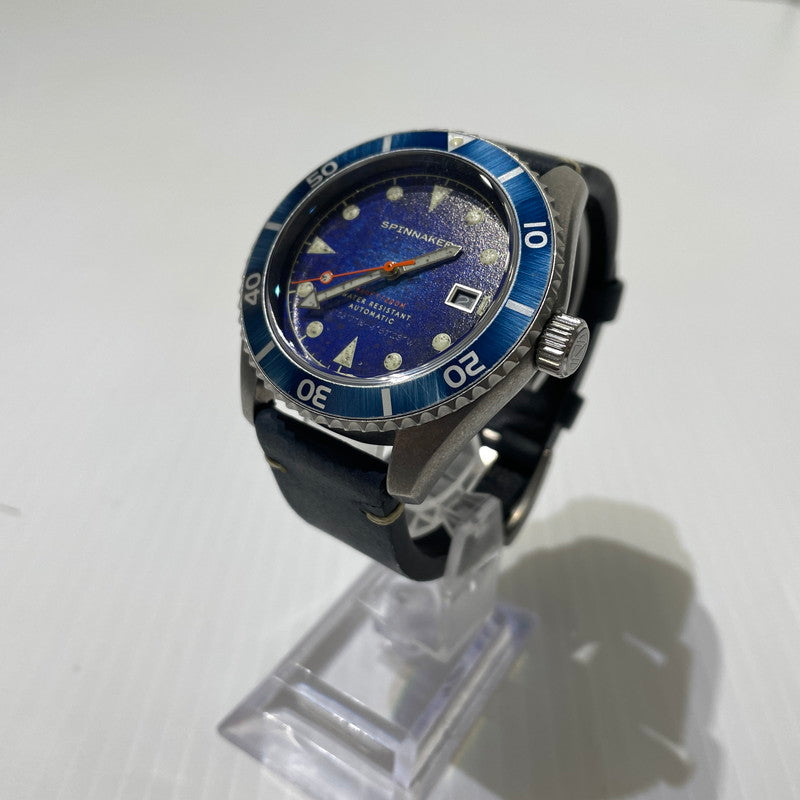 【中古品】【メンズ】 SPINNAKER スピニカー WRECK AUTOMATIC SP-5089-2 レック オートマチック 腕時計 ダイバーズウォッチ 197-260924-yo-01-teih カラー：ブルー 万代Net店