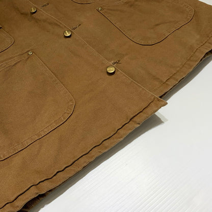 【中古品】【メンズ】 Carhartt カーハート 80's~ MICHIGAN CHORE COAT VINTAGE 6BLC 80年代~ ミシガン チョア コート アウター ワークジャケット ヴィンテージ 145-260923-ko-15-teih サイズ：42 カラー：ブラウン 万代Net店