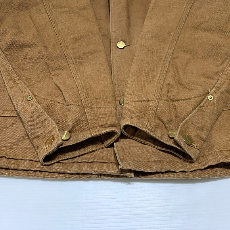 【中古品】【メンズ】 Carhartt カーハート 80's~ MICHIGAN CHORE COAT VINTAGE 6BLC 80年代~ ミシガン チョア コート アウター ワークジャケット ヴィンテージ 145-260923-ko-15-teih サイズ：42 カラー：ブラウン 万代Net店