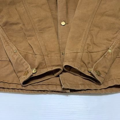 【中古品】【メンズ】 Carhartt カーハート 80's~ MICHIGAN CHORE COAT VINTAGE 6BLC 80年代~ ミシガン チョア コート アウター ワークジャケット ヴィンテージ 145-260923-ko-15-teih サイズ：42 カラー：ブラウン 万代Net店