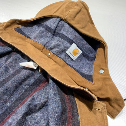【中古品】【メンズ】 Carhartt カーハート 80's~ MICHIGAN CHORE COAT VINTAGE 6BLC 80年代~ ミシガン チョア コート アウター ワークジャケット ヴィンテージ 145-260923-ko-15-teih サイズ：42 カラー：ブラウン 万代Net店