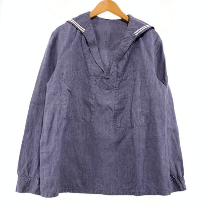 【現状渡し品】【メンズ】 FRENCH MILITARY フレンチミリタリーPULLOVER SAILOR SHIRTS VINTAGE プルオーバー セーラー シャツ 長袖 トップス ヴィンテージ 145-260923-ko-08-teih サイズ：不明 カラー：インディゴ 万代Net店
