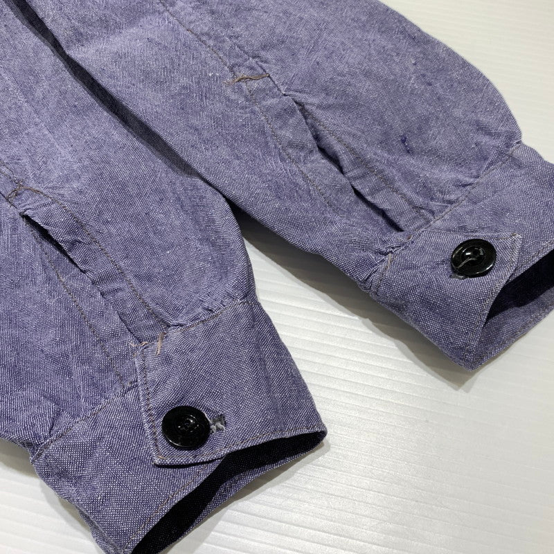 【現状渡し品】【メンズ】 FRENCH MILITARY フレンチミリタリーPULLOVER SAILOR SHIRTS VINTAGE プルオーバー セーラー シャツ 長袖 トップス ヴィンテージ 145-260923-ko-08-teih サイズ：不明 カラー：インディゴ 万代Net店