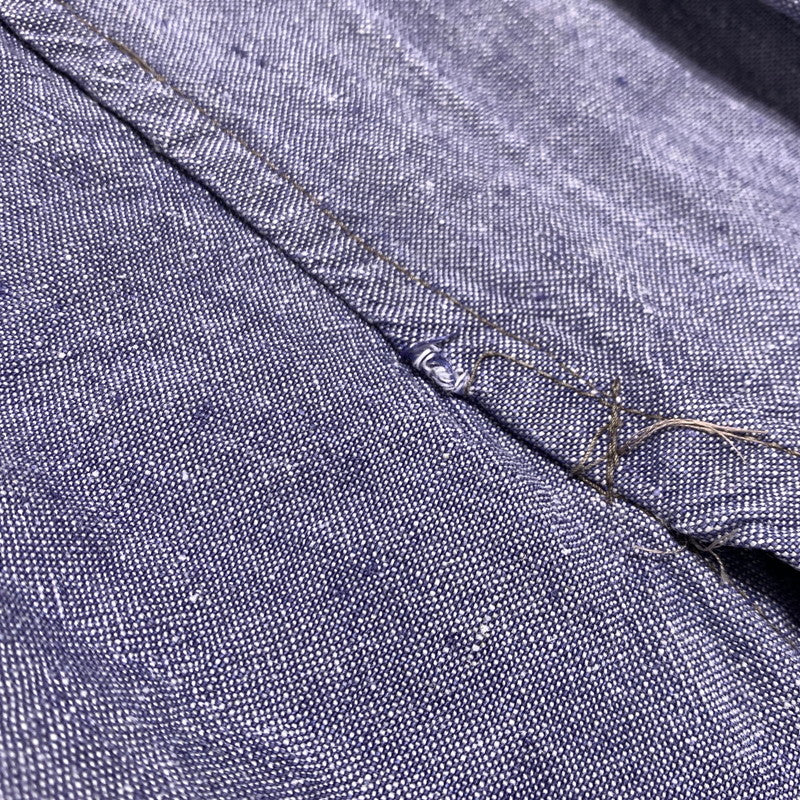 【現状渡し品】【メンズ】 FRENCH MILITARY フレンチミリタリーPULLOVER SAILOR SHIRTS VINTAGE プルオーバー セーラー シャツ 長袖 トップス ヴィンテージ 145-260923-ko-08-teih サイズ：不明 カラー：インディゴ 万代Net店
