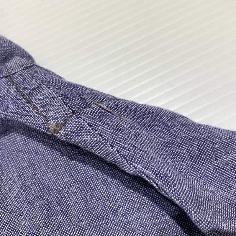 【現状渡し品】【メンズ】 FRENCH MILITARY フレンチミリタリーPULLOVER SAILOR SHIRTS VINTAGE プルオーバー セーラー シャツ 長袖 トップス ヴィンテージ 145-260923-ko-08-teih サイズ：不明 カラー：インディゴ 万代Net店