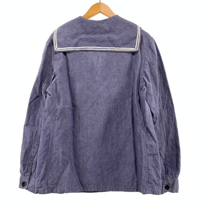 【現状渡し品】【メンズ】 FRENCH MILITARY フレンチミリタリーPULLOVER SAILOR SHIRTS VINTAGE プルオーバー セーラー シャツ 長袖 トップス ヴィンテージ 145-260923-ko-08-teih サイズ：不明 カラー：インディゴ 万代Net店