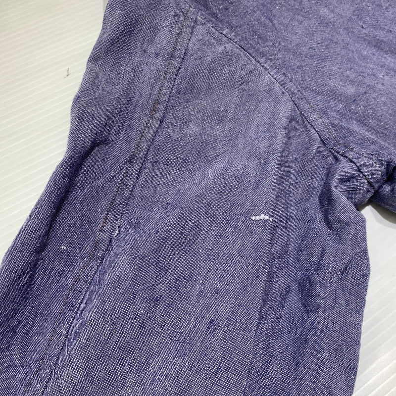 【現状渡し品】【メンズ】 FRENCH MILITARY フレンチミリタリーPULLOVER SAILOR SHIRTS VINTAGE プルオーバー セーラー シャツ 長袖 トップス ヴィンテージ 145-260923-ko-08-teih サイズ：不明 カラー：インディゴ 万代Net店