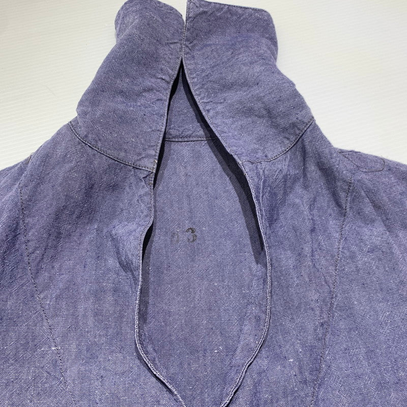 【現状渡し品】【メンズ】 FRENCH MILITARY フレンチミリタリーPULLOVER SAILOR SHIRTS VINTAGE プルオーバー セーラー シャツ 長袖 トップス ヴィンテージ 145-260923-ko-08-teih サイズ：不明 カラー：インディゴ 万代Net店
