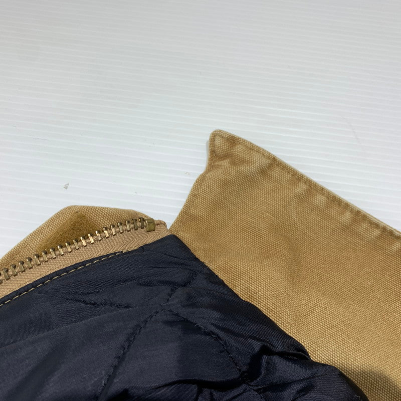 【現状渡し品】【レディース】 Carhartt カーハート DUCK CANVAS BOMBER JACKET WC028 ダックキャンバス ボンバージャケット アウター ワークジャケット 145-260923-ko-14-teih サイズ：L カラー：キャメル 万代Net店