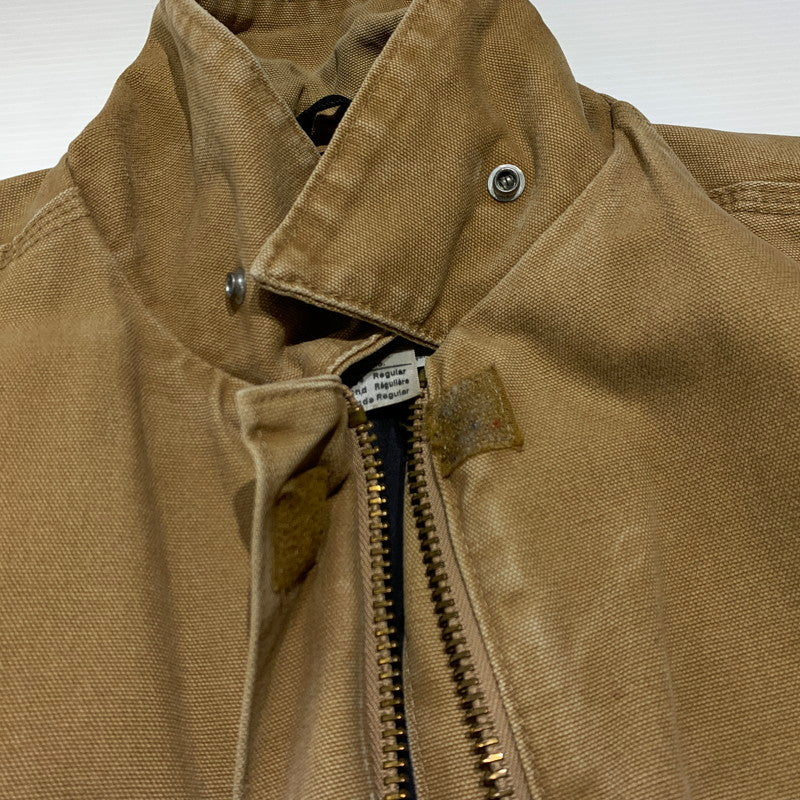 【現状渡し品】【レディース】 Carhartt カーハート DUCK CANVAS BOMBER JACKET WC028 ダックキャンバス ボンバージャケット アウター ワークジャケット 145-260923-ko-14-teih サイズ：L カラー：キャメル 万代Net店