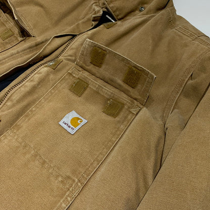 【現状渡し品】【レディース】 Carhartt カーハート DUCK CANVAS BOMBER JACKET WC028 ダックキャンバス ボンバージャケット アウター ワークジャケット 145-260923-ko-14-teih サイズ：L カラー：キャメル 万代Net店