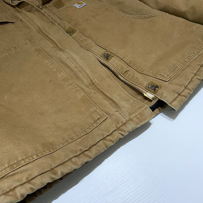 【現状渡し品】【レディース】 Carhartt カーハート DUCK CANVAS BOMBER JACKET WC028 ダックキャンバス ボンバージャケット アウター ワークジャケット 145-260923-ko-14-teih サイズ：L カラー：キャメル 万代Net店