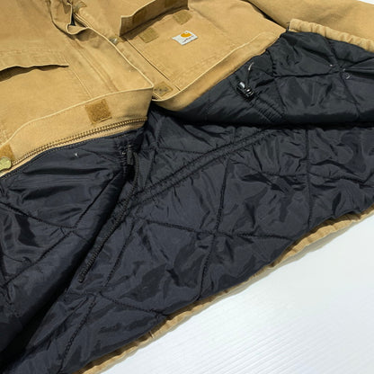 【現状渡し品】【レディース】 Carhartt カーハート DUCK CANVAS BOMBER JACKET WC028 ダックキャンバス ボンバージャケット アウター ワークジャケット 145-260923-ko-14-teih サイズ：L カラー：キャメル 万代Net店