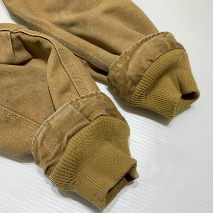 【現状渡し品】【レディース】 Carhartt カーハート DUCK CANVAS BOMBER JACKET WC028 ダックキャンバス ボンバージャケット アウター ワークジャケット 145-260923-ko-14-teih サイズ：L カラー：キャメル 万代Net店