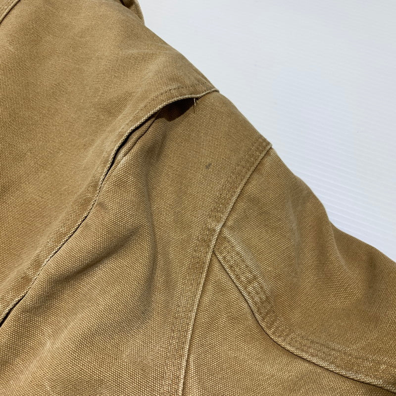 【現状渡し品】【レディース】 Carhartt カーハート DUCK CANVAS BOMBER JACKET WC028 ダックキャンバス ボンバージャケット アウター ワークジャケット 145-260923-ko-14-teih サイズ：L カラー：キャメル 万代Net店