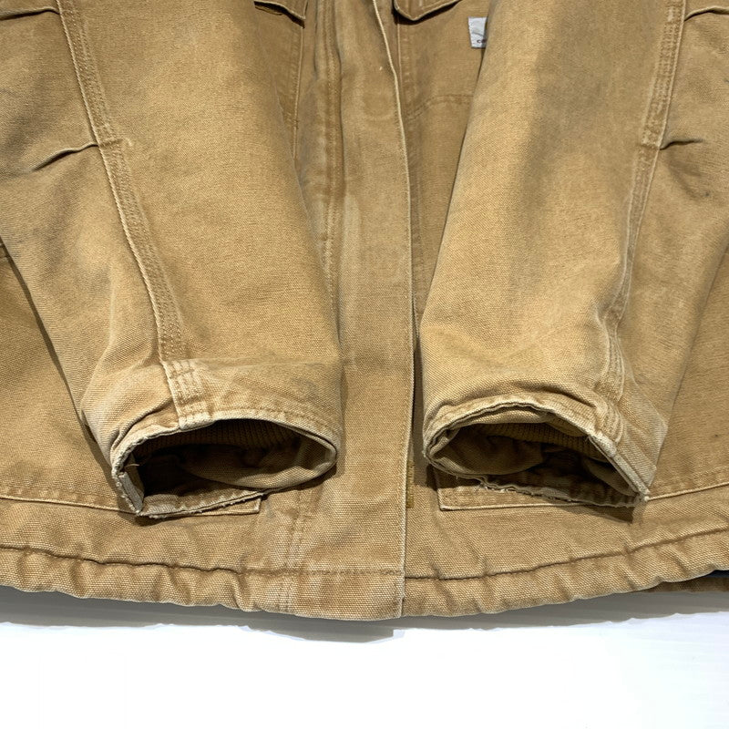 【現状渡し品】【レディース】 Carhartt カーハート DUCK CANVAS BOMBER JACKET WC028 ダックキャンバス ボンバージャケット アウター ワークジャケット 145-260923-ko-14-teih サイズ：L カラー：キャメル 万代Net店