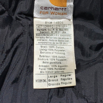 【現状渡し品】【レディース】 Carhartt カーハート DUCK CANVAS BOMBER JACKET WC028 ダックキャンバス ボンバージャケット アウター ワークジャケット 145-260923-ko-14-teih サイズ：L カラー：キャメル 万代Net店