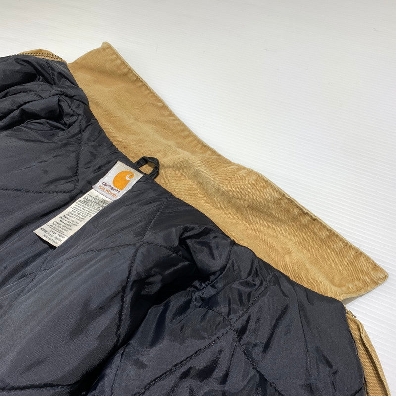 【現状渡し品】【レディース】 Carhartt カーハート DUCK CANVAS BOMBER JACKET WC028 ダックキャンバス ボンバージャケット アウター ワークジャケット 145-260923-ko-14-teih サイズ：L カラー：キャメル 万代Net店