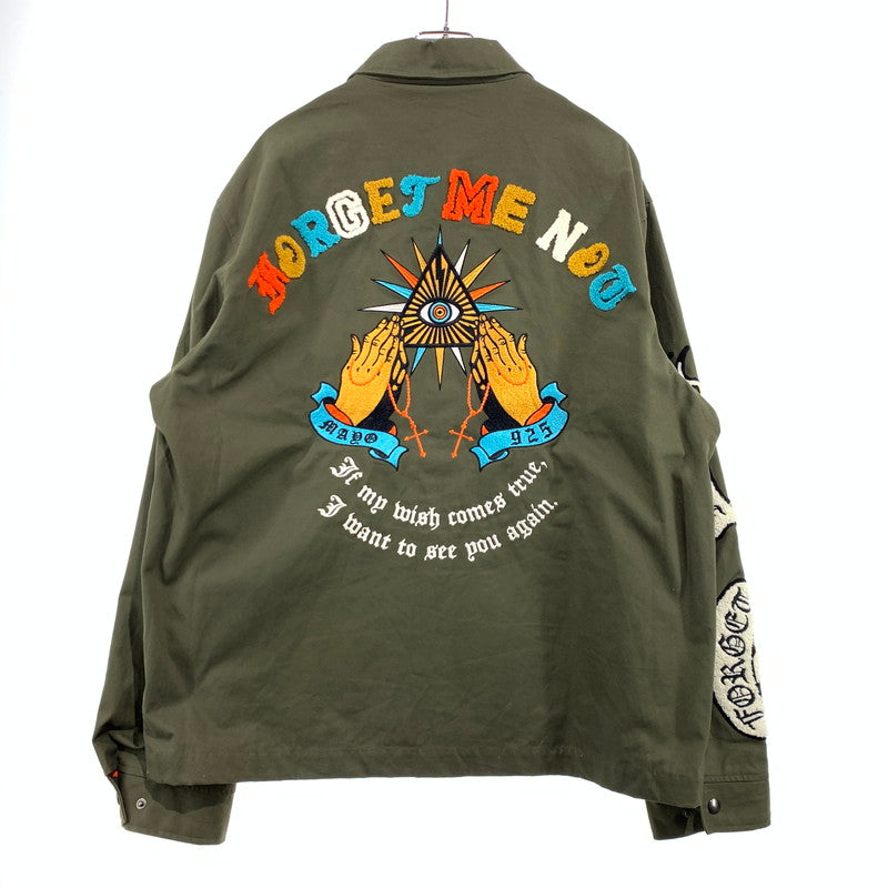 【中古品】【メンズ】 MAYO メイヨー EXCLUSIVE EMBROIDERY COACH JACKET 23MH-JK04 エクスクルーシブ エンブロイダリー コーチジャケット ライトアウター 142-260923-ko-11-teih サイズ：XL カラー：カーキ 万代Net店