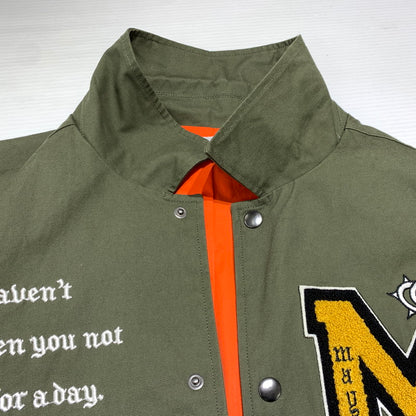 【中古品】【メンズ】 MAYO メイヨー EXCLUSIVE EMBROIDERY COACH JACKET 23MH-JK04 エクスクルーシブ エンブロイダリー コーチジャケット ライトアウター 142-260923-ko-11-teih サイズ：XL カラー：カーキ 万代Net店