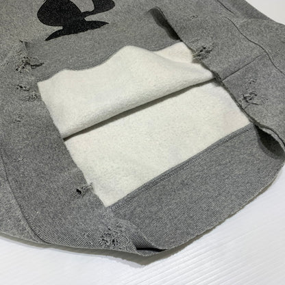 【現状渡し品】【メンズ】 TEPPEI FURUYAMA テッペイ フルヤマ THE WORLD FAMOUS CREW NECK SWEAT ワールド フェイマス クルーネック スウェット トップス トレーナー 140-260923-ko-05-teih サイズ：不明 カラー：グレー 万代Net店