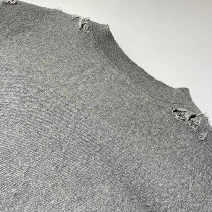 【現状渡し品】【メンズ】 TEPPEI FURUYAMA テッペイ フルヤマ THE WORLD FAMOUS CREW NECK SWEAT ワールド フェイマス クルーネック スウェット トップス トレーナー 140-260923-ko-05-teih サイズ：不明 カラー：グレー 万代Net店