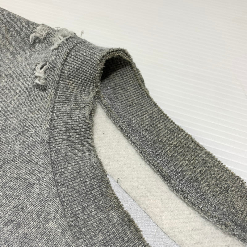 【現状渡し品】【メンズ】 TEPPEI FURUYAMA テッペイ フルヤマ THE WORLD FAMOUS CREW NECK SWEAT ワールド フェイマス クルーネック スウェット トップス トレーナー 140-260923-ko-05-teih サイズ：不明 カラー：グレー 万代Net店