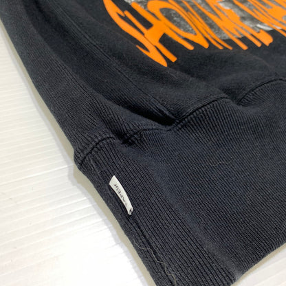 【中古品】【メンズ】 SAPEur サプール SHOES MAKE ME HAPPY GRAPHIC HOODIE グラフィック フーディ トップス プルオーバーパーカー 142-260923-ko-06-teih サイズ：XL カラー：ブラック 万代Net店