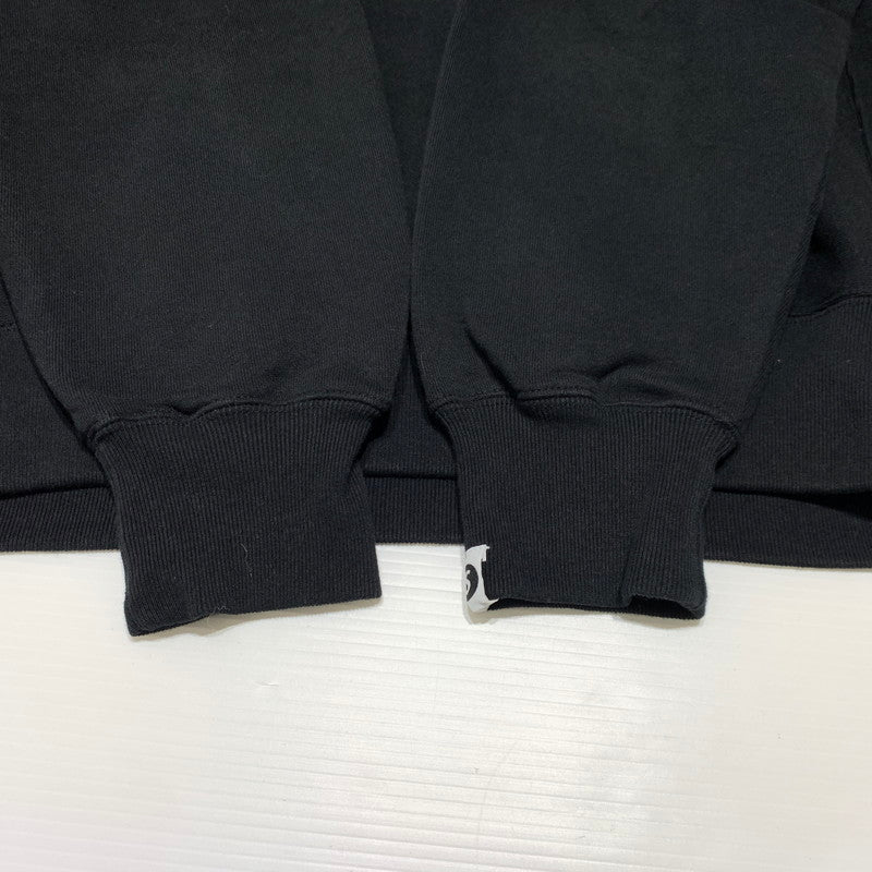 【中古品】【メンズ】 SAPEur サプール SHOES MAKE ME HAPPY GRAPHIC HOODIE グラフィック フーディ トップス プルオーバーパーカー 142-260923-ko-06-teih サイズ：XL カラー：ブラック 万代Net店