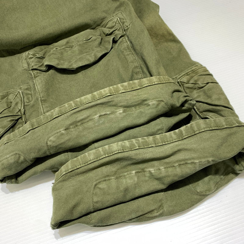 【現状渡し品】【メンズ】 VALABASAS ヴァラバサス RAM BAGGY PANTS ラム バギー パンツ ボトムス カーゴパンツ 153-260923-ko-21-teih サイズ：32 カラー：セージグリーン 万代Net店