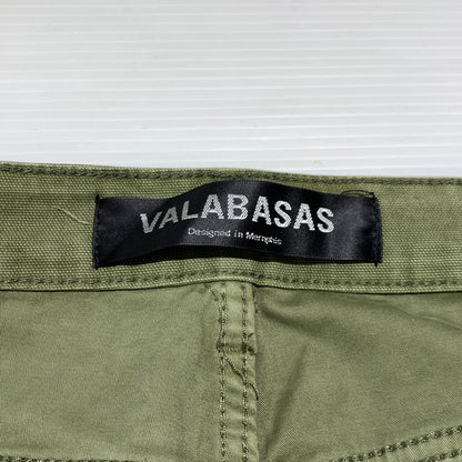 【現状渡し品】【メンズ】 VALABASAS ヴァラバサス RAM BAGGY PANTS ラム バギー パンツ ボトムス カーゴパンツ 153-260923-ko-21-teih サイズ：32 カラー：セージグリーン 万代Net店
