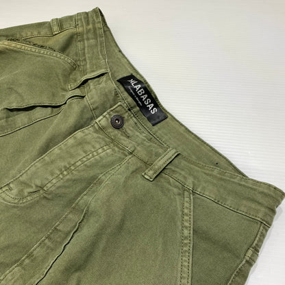 【現状渡し品】【メンズ】 VALABASAS ヴァラバサス RAM BAGGY PANTS ラム バギー パンツ ボトムス カーゴパンツ 153-260923-ko-21-teih サイズ：32 カラー：セージグリーン 万代Net店