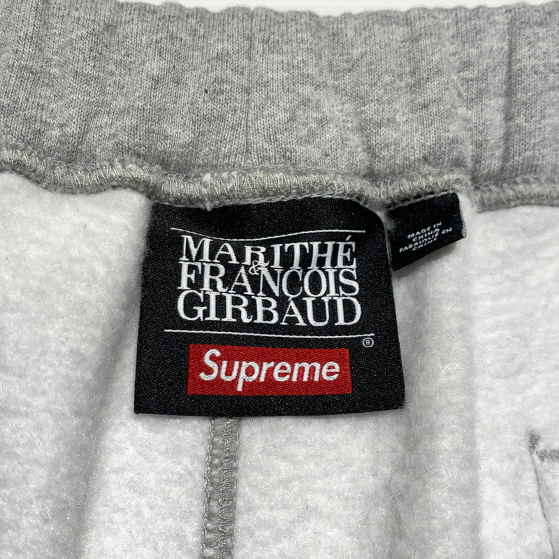 【中古品】【メンズ】 Supreme シュプリーム × MARITHE FRANCOIS GIRBAUD マリテフランソワジルボー 別注 コラボ SHUTTIE CARGO SWEAT PANTS シャッティ カーゴスウェットパンツ ボトムス 149-260923-ko-20-teih サイズ：XL カラー：グレー 万代Net店