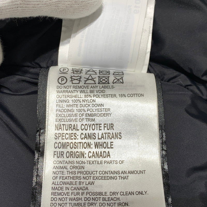 【中古品】【レディース】 CANADA GOOSE カナダグース BRONTE PARKA 2603JL ブロンテパーカー アウター ダウンジャケット 141-260923-ko-17-teih サイズ：XS カラー：ブラック 万代Net店