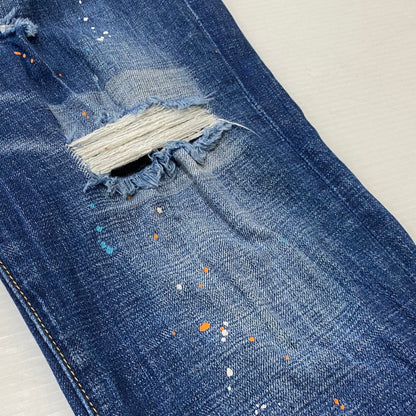【中古品】【メンズ】 DSQUARED2 ディースクエアード S71LB0004S30342 SLIM JEAN DENIM スリム ジーン デニム ボトムス ジーンズ 141-260922-sa-18-teih サイズ：XL カラー：インディゴ 万代Net店