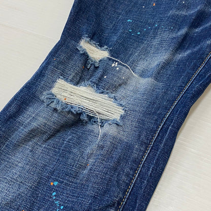【中古品】【メンズ】 DSQUARED2 ディースクエアード S71LB0004S30342 SLIM JEAN DENIM スリム ジーン デニム ボトムス ジーンズ 141-260922-sa-18-teih サイズ：XL カラー：インディゴ 万代Net店
