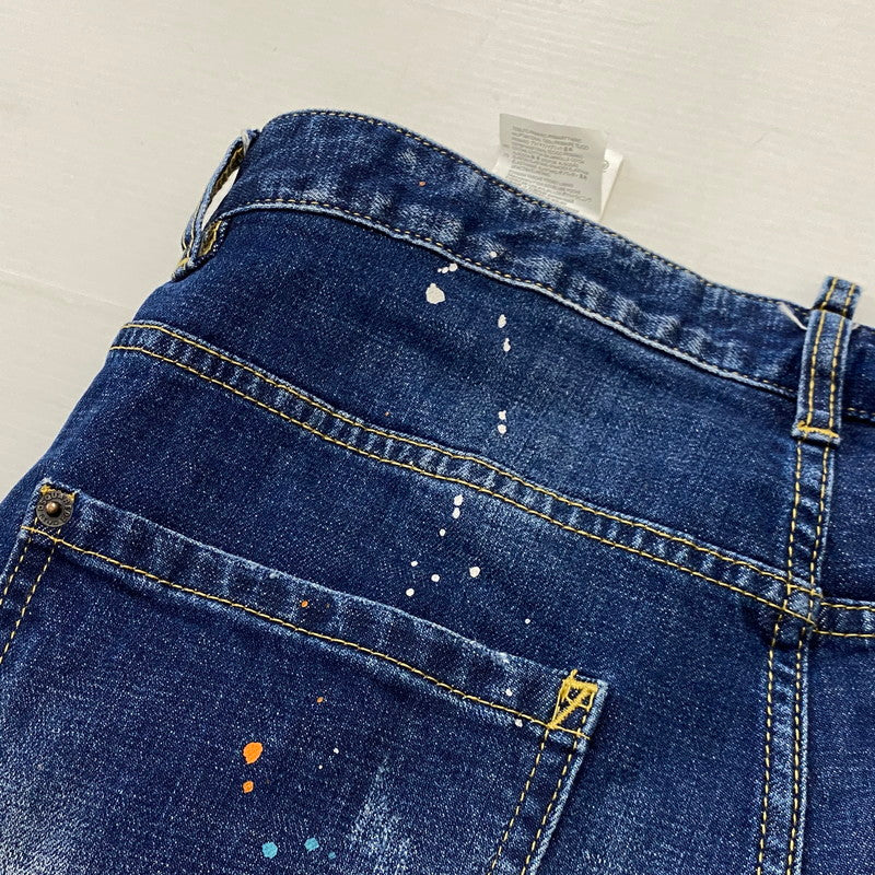 【中古品】【メンズ】 DSQUARED2 ディースクエアード S71LB0004S30342 SLIM JEAN DENIM スリム ジーン デニム ボトムス ジーンズ 141-260922-sa-18-teih サイズ：XL カラー：インディゴ 万代Net店