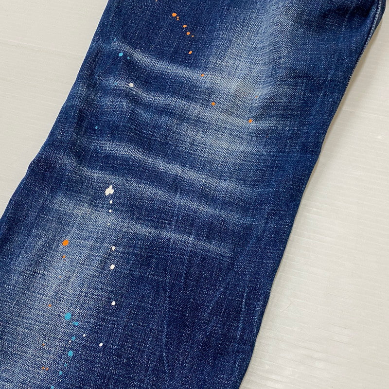 【中古品】【メンズ】 DSQUARED2 ディースクエアード S71LB0004S30342 SLIM JEAN DENIM スリム ジーン デニム ボトムス ジーンズ 141-260922-sa-18-teih サイズ：XL カラー：インディゴ 万代Net店