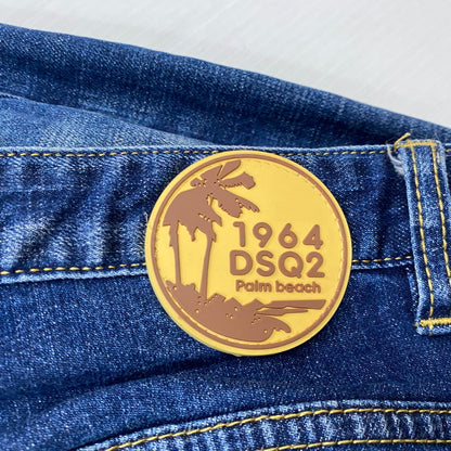 【中古品】【メンズ】 DSQUARED2 ディースクエアード S71LB0004S30342 SLIM JEAN DENIM スリム ジーン デニム ボトムス ジーンズ 141-260922-sa-18-teih サイズ：XL カラー：インディゴ 万代Net店