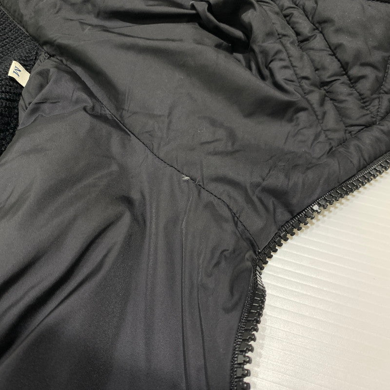 【中古品】【メンズ】 MONCLER モンクレール MAGLIONE TRICOT CARDIGAN E20919402800 マリオーネ トリコット カーディガン ダウンジャケット ニット 141-260923-ko-13-teih サイズ：M カラー：ブラック 万代Net店