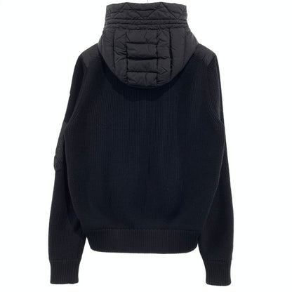 【中古品】【メンズ】 MONCLER モンクレール MAGLIONE TRICOT CARDIGAN E20919402800 マリオーネ トリコット カーディガン ダウンジャケット ニット 141-260923-ko-13-teih サイズ：M カラー：ブラック 万代Net店
