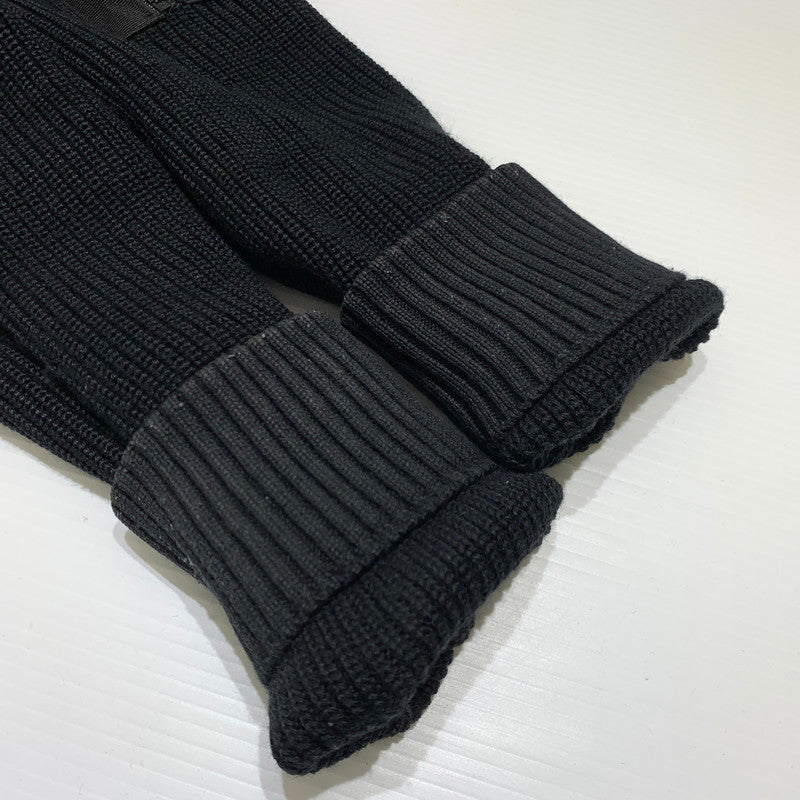 【中古品】【メンズ】 MONCLER モンクレール MAGLIONE TRICOT CARDIGAN E20919402800 マリオーネ トリコット カーディガン ダウンジャケット ニット 141-260923-ko-13-teih サイズ：M カラー：ブラック 万代Net店