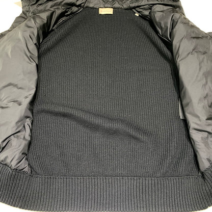 【中古品】【メンズ】 MONCLER モンクレール MAGLIONE TRICOT CARDIGAN E20919402800 マリオーネ トリコット カーディガン ダウンジャケット ニット 141-260923-ko-13-teih サイズ：M カラー：ブラック 万代Net店