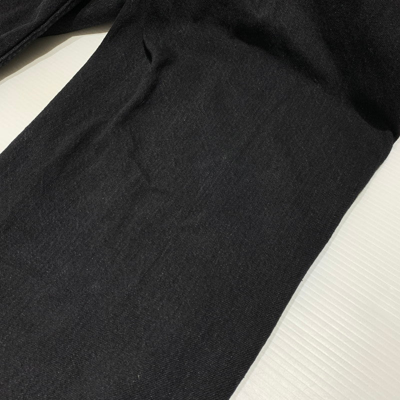 【中古品】【メンズ】 COMOLI コモリ 22AW BELTTED DENIM PANTS W03-03001 ベルテッド デニムパンツ ボトムス ジーンズ 151-260923-ko-23-teih サイズ：3 カラー：ブラック 万代Net店