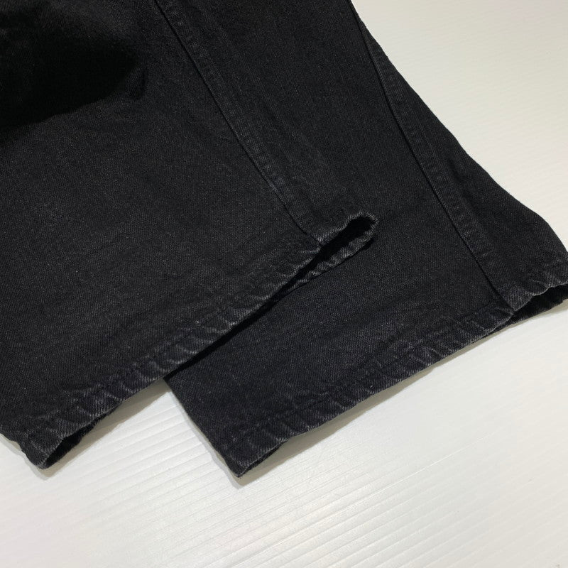 【中古品】【メンズ】 COMOLI コモリ 22AW BELTTED DENIM PANTS W03-03001 ベルテッド デニムパンツ ボトムス ジーンズ 151-260923-ko-23-teih サイズ：3 カラー：ブラック 万代Net店