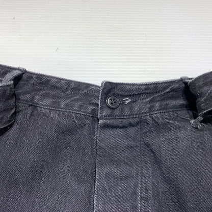 【中古品】【メンズ】 COMOLI コモリ 22AW BELTTED DENIM PANTS W03-03001 ベルテッド デニムパンツ ボトムス ジーンズ 151-260923-ko-23-teih サイズ：3 カラー：ブラック 万代Net店