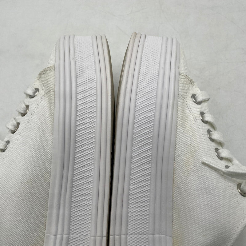 【中古品】【レディース】 CELINE セリーヌ TRIOMPHE JANE LOW LACE-UP LOW SNEAKER トリオンフ ジェーン レースアップ ロースニーカー 183-260924-yo-08-teih サイズ：35(22cm相当) カラー：ホワイト 万代Net店